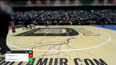 138 lbs Quarterfinal - Tommy Thomas, Severance vs Grigor Cholakyan, St John Bosco