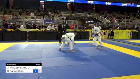 JUAN RAUL SEVILLANO LOPEZ vs DANIEL NAKAMURA 2024 Pan Jiu Jitsu IBJJF Championship