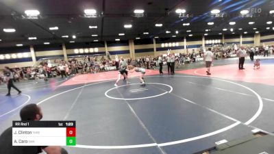 145 lbs Rr Rnd 1 - Jaidyn Clinton, Threshold WC vs Angellina Caro, Swamp Monsters WC