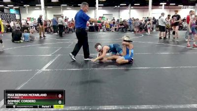 100 lbs Round 3 (4 Team) - Dominic Cordero, POWA vs Max Berman McFarland, PA Alliance