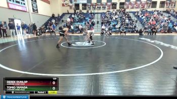 120 lbs 1st Place Match - Derek Dunlop, Lakeside (Nine Mile) vs Tomio Yamada, Lakeside (Nine Mile)