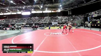 4A 126 lbs Quarterfinal - Kelvin Martin Gomez, Caldwell vs Ashlei Hawkins, Sandpoint