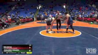 235 lbs Cons. Round 1 - Fernanda Miranda, Joliet (Central) vs Rye Reyes, Hoffman Estates (Conant)