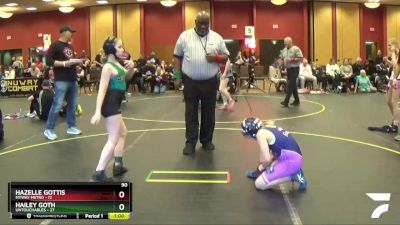 90 lbs Round 3 (6 Team) - Hazelle Gottis, MYWAY Metro vs Hailey Goth, Untouchables