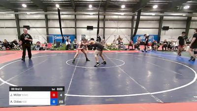 63 kg Rr Rnd 3 - Jesse Miller, Shenandoah Valley Wrestling Club vs AJ Didas, KD6