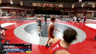 144 lbs Cons. Round 1 - Laker Ingram, Blackwell Wrestling Club vs Layland Jimmerson, Putnam City Freestyle Wrestling Club