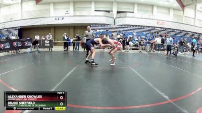 106 lbs Quarterfinal - Drake Sheffield, Threestyle Wrestling Of Oklahoma vs Alexander Knowles, Askren Wrestling Academy