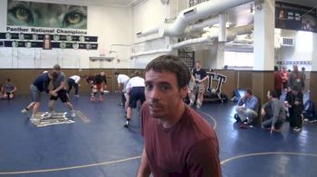 Mark Bader wrestles Nick Nevills