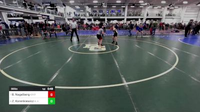 96 lbs Consi Of 4 - Benjamin Nagelberg, Kryptonite Wrestling Klub vs Zachary Korenkiewicz, M. A. C. Wrestling