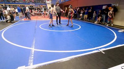 80-86 lbs Quarterfinal - Cash Brunson, Hilldale Youth Wrestling Club vs Roman Parker, Dark Cloud Wrestling Club