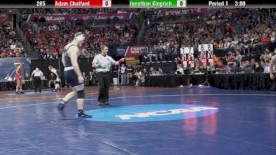 285 Round 2: Adam Chalfant (Indiana) vs. Jon Gingrich (Penn State)