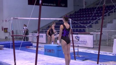 Australia's Kiara Munteanu's Awesome Bar Routine, Day 3 Jesolo Training