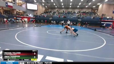 165 lbs 21st Place Match - Michael Tolliver, El Paso Pebble Hills vs Drew Thompson, Northwest Nelson