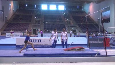 Italy Senior Lara Mori Swings A Nice Bars Set, Day 3 Jesolo Training
