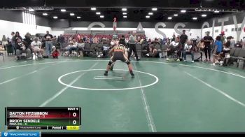 139 lbs Round 1 (8 Team) - Dayton Fitzgibbon, Aggression Legionaries vs Brody Sendele, POWA (CO)