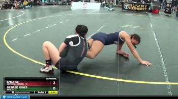 143 lbs Semis & 3rd Wb (16 Team) - Emily Se, Southern Oregon vs Desiree Jones, Menlo