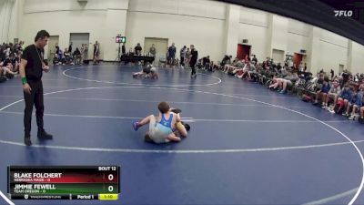 75 lbs Finals (8 Team) - Jimmie Fewell, Team Oregon vs Blake Folchert, Nebraska Maize