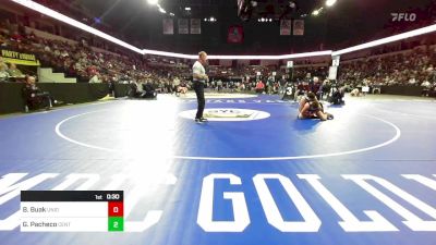 138 lbs Consi Of 16 #1 - Brock Buak, Union Mine vs Gabriel Pacheco, Central Union