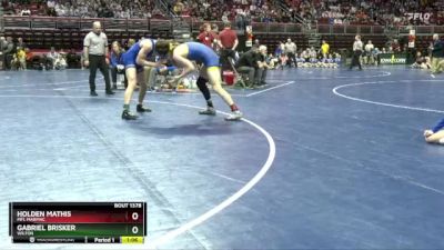 1A-138 lbs Quarterfinal - Gabriel Brisker, Wilton vs Holden Mathis, MFL MarMac