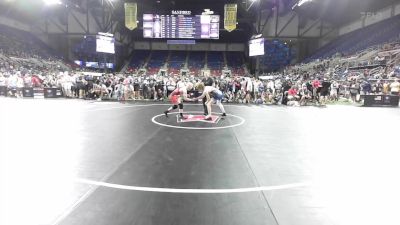 126 lbs Cons 128 #2 - Noah Burke, North Carolina vs Jaxon Mackey, Nevada