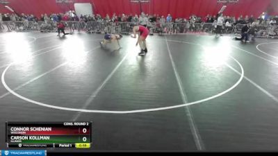 150 lbs Cons. Round 2 - Connor Schenian, Wisconsin vs Carson Kollman, Illinois