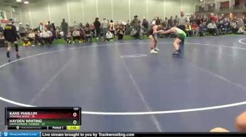 120 lbs Round 3 (6 Team) - Kane Mahlum, Montana White vs Hayden Whiting, South Dakota Thunder