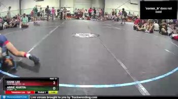 136 lbs Round 3 (8 Team) - Arrie Martin, Storm vs Hank Lee, Team Palmetto