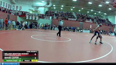 100 lbs Cons. Round 2 - William Grafton-Hodgetts, Region Wrestling Academy vs Bakari Cooper, New Haven Wrestling Club