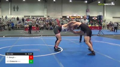 197 lbs Rd Of 16 - Tom Sleigh, Virginia Tech vs Zack Chakonis, Northwestern