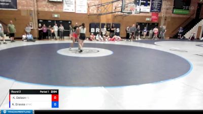 125 lbs Round 2 - Kiera Deleon, Fighting Squirrels vs Aubree Graves, Bonners Ferry Wrestling Club