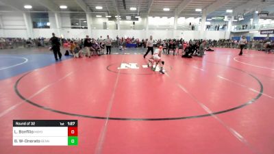 69 lbs Round Of 32 - Logan Bonfilio, Mayo Quanchi WC vs Bentley Wulff-Onorato, Bennington Tri-State