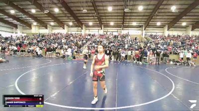 113 lbs Cons. Round 1 - Hudson York, UT vs Tanner Bartonico, CA