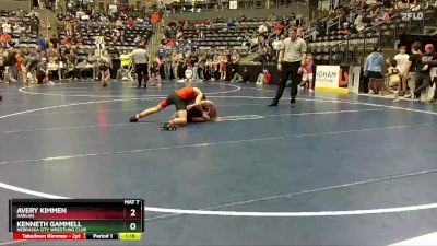 105 lbs Champ. Round 2 - Avery Kimmen, Harlan vs Kenneth Gammell, Nebraska City Wrestling Club