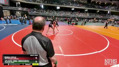 6A 132 lbs Champ. Round 1 - Emma Coyle, San Antonio Churchill vs Ufuoma Abel-Obovwemu, Langham Creek