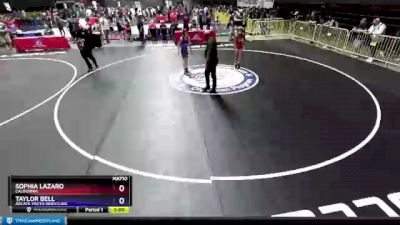 85 lbs Round 1 - Sophia Lazaro, California vs Taylor Bell, Arcata Youth Wrestling