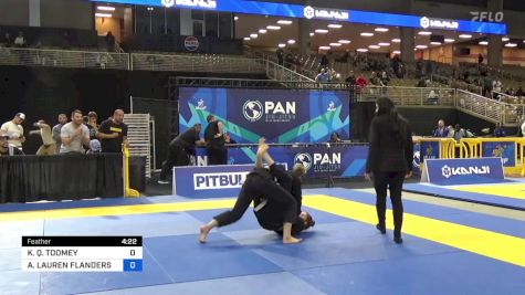 KEIDY Q. TOOMEY vs AMANDA LAUREN FLANDERS 2024 Pan Jiu Jitsu IBJJF Championship