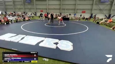 132 lbs Round 3 (6 Team) - Adam Russell, Arkansas vs Sammy Spaulding, New Jersey