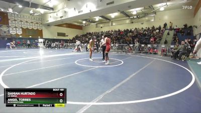 157 lbs Cons. Round 4 - Damian Hurtado, La Serna vs Angel Torres, Bloomingtonn