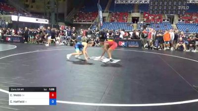 132 lbs Cons 64 #1 - Camden Webb, Oklahoma vs Cash Hatfield, Iowa