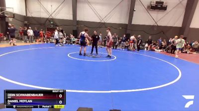 190 lbs Champ. Round 1 - Odin Schwabenbauer, WA vs Daniel Moylan, CA