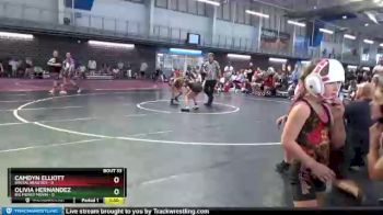 92 lbs Round 7 (10 Team) - Camdyn Elliott, Brutal Beauties vs Olivia Hernandez, Big Money Movin