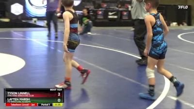 58 lbs Quarterfinal - Tyson Linnell, Stallions Wrestling Club vs Layten Marsh, M3 Wrestling Academy