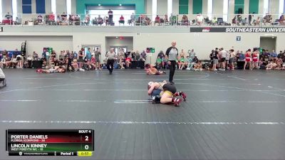 115 lbs Quarterfinals (8 Team) - Lincoln Kinney, West Forsyth WC vs Porter Daniels, Florida Scorpions