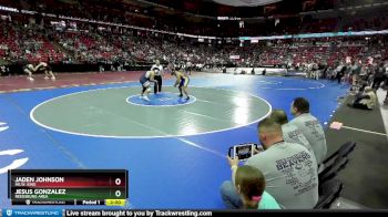 D1-215 lbs Champ. Round 1 - Jesus Gonzalez, Reedsburg Area vs Jaden Johnson, Milw. King