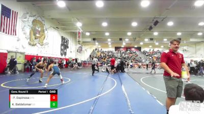 106 lbs Cons. Round 5 - Francisco Espinosa, Dos Pueblos vs Kamari Baldelomar, San Dimas