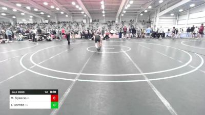 113 lbs Consi Of 16 #1 - McKaden Speece, PA vs Tyler Barnes, OH