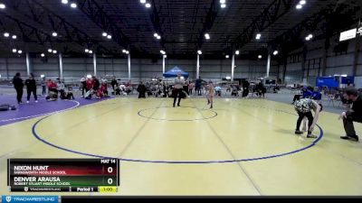 90 lbs Cons. Round 7 - Nixon Hunt, Farnsworth Middle School vs Denver Arausa, Robert Stuart Middle School