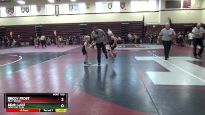 SPW-6 lbs Quarterfinal - Brody Frost, Team Bosco vs Dean Lake, Indee Mat Club