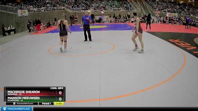 132 lbs Semis & 1st Wrestleback (8 Team) - MacKenzie Shearon, Redmond vs Madison Meeuwsen, Scappoose