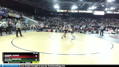 3A 220 lbs Semifinal - Gabriel Ramos, Payette vs Dylan Anderton, Snake River